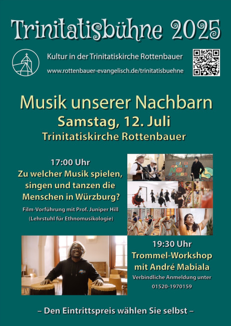 Musik unserer Nachbarn, Konzertplakat